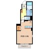 ボンヌ・シャンス 1Rの間取り