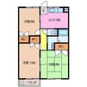 中川ファーストマンションⅠ 3DKの間取り
