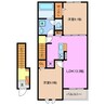ライラック　Ｂ 2LDKの間取り