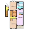 ライラック　Ａ 2LDKの間取り