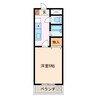 パルテンザ松阪1 1Kの間取り