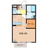 マルカート松阪 1Rの間取り