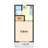 コーポレッド 1Kの間取り
