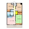 シャルマン宮町 3DKの間取り