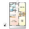 メゾンアムール 2LDKの間取り