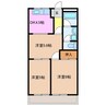 クリスタルガーデン 3Kの間取り