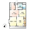 メゾンアムール 3DKの間取り