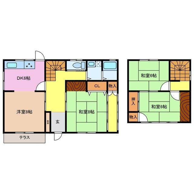 間取り図 Ｔ貸家