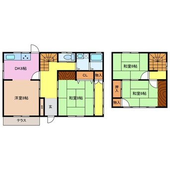 間取図 Ｔ貸家