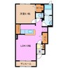 グリーンヴィラⅡ 1LDKの間取り