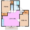 エミネンス 2LDKの間取り