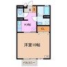 Ｍ’ｓ ｃｏｕｒｔ 1Kの間取り