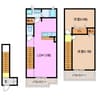 シャルマンT2　B棟 2LDKの間取り