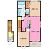 プラネット　寺ノ前 2LDKの間取り