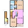 プラネット　寺ノ前 2LDKの間取り