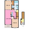 プラネット　寺ノ前 2LDKの間取り