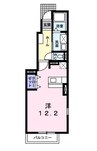 シャリテ神野 1Rの間取り