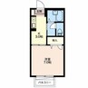 サンリット　Ａ 1Kの間取り