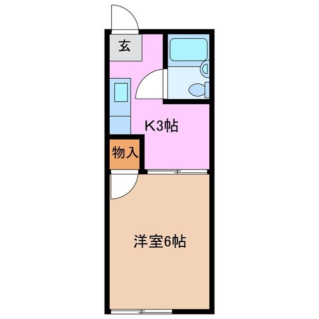 間取り図 コーポ堀川