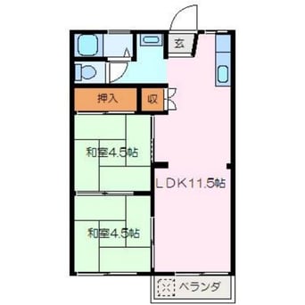 間取図 石津ハイツ