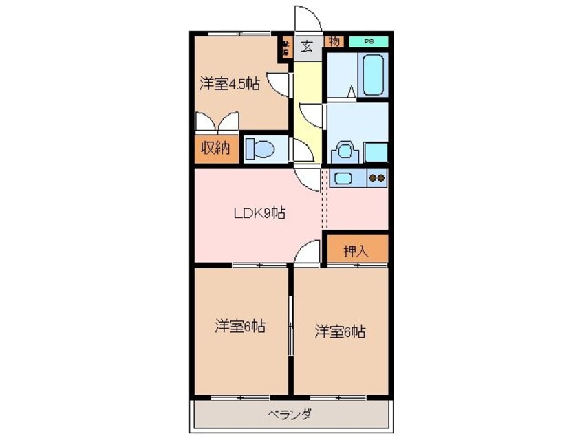 間取図 プランドール大塚