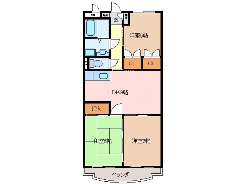 間取図 アルカンシエル