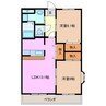 レガーロ 2LDKの間取り