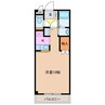 コッジィーコートＦＵＫＡＴＡ 1Kの間取り