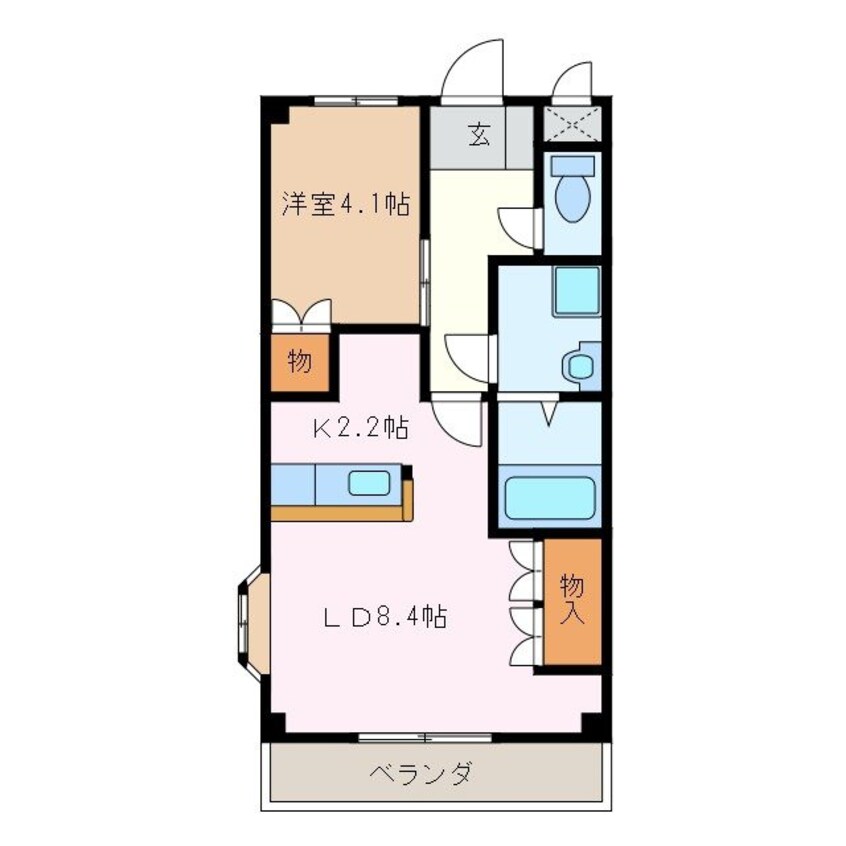 間取図 フルスパッセンＡ