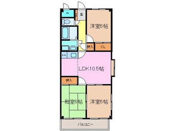 間取図 中川ファーストマンションⅢ