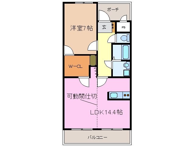 間取り図 中川ファーストマンションⅥ