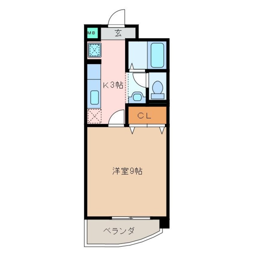 間取図 パレドールＫｏｎｉｓｈｉ