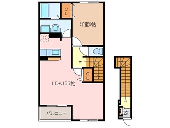 間取図 ルシヨン　Ａ棟
