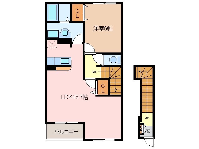 間取り図 ルシヨン　Ａ棟