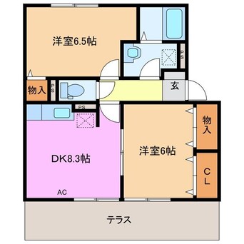 間取図 和み　Ｄ