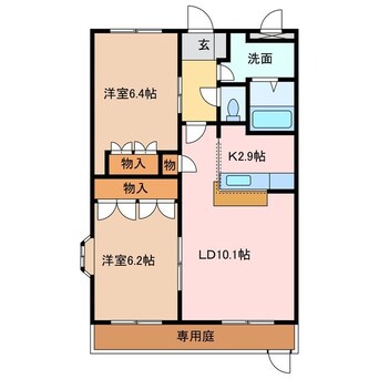 間取図 クローバー・グリーンⅡ