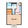 エクレール泰山　Ｂ 1Kの間取り