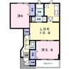 ＰＯＬＡＲＩＳ－ＯＭ 2LDKの間取り