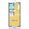 プラザコレージュ 1Kの間取り