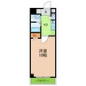 アヴァンセ市が洞 1Kの間取り