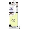 サンヒルズ藤ヶ丘 1Kの間取り