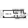 カレッジヒルズ竹ノ山 1Kの間取り
