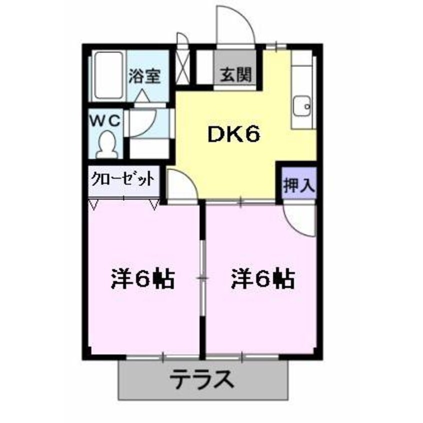 間取図 レインボー松井