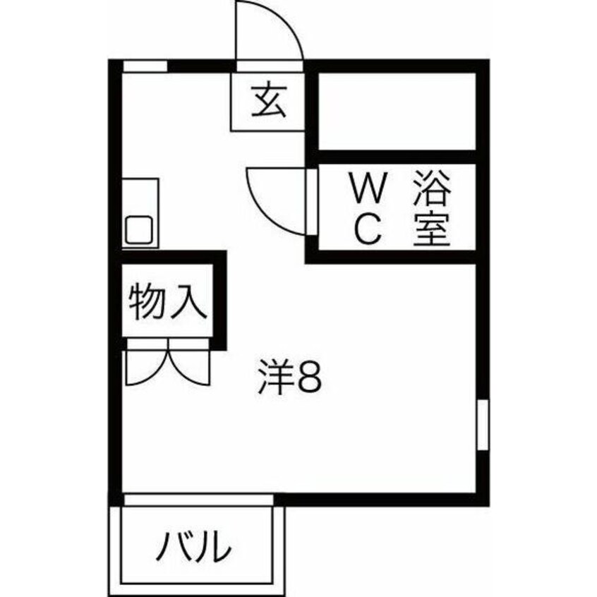 間取図 ハイツハヤシ