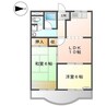 サンシャイン香久山 2LDKの間取り