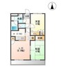 シャンテクレア 2LDKの間取り