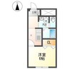 ベルビラージュ 1Kの間取り