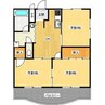 メゾン菊寿台 2LDKの間取り