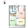 ファイン梅森 2LDKの間取り