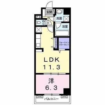 間取図 リッチモンド　イースト